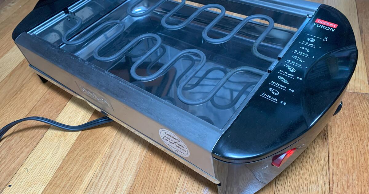 Bodum Yukon Electric Table Grill for $20 in Natick, MA | For Sale ...