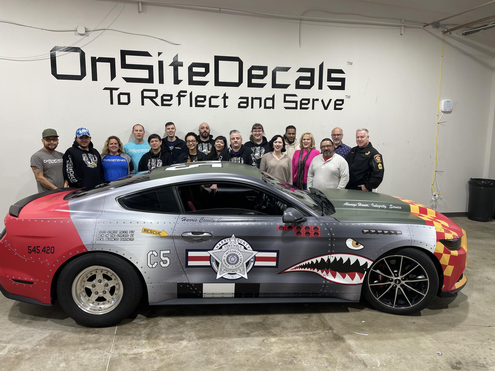 Constable Ted Heap and his deputies picked up the newest addition to