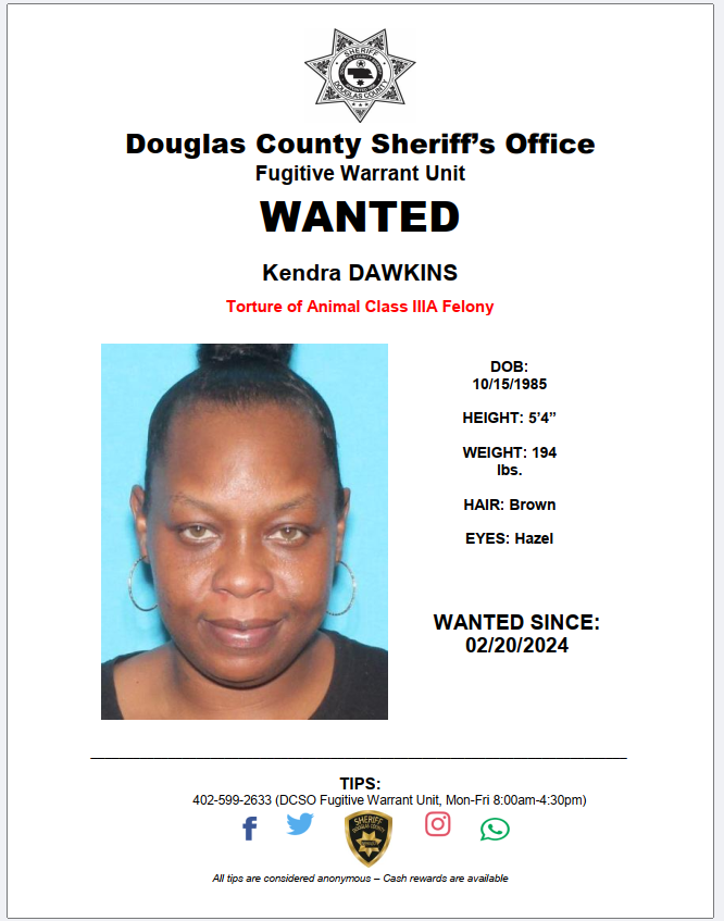 The DCSO is asking for the public's help in locating Kendra Dawkins