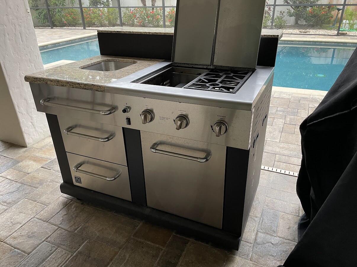master forge outdoor kitchen