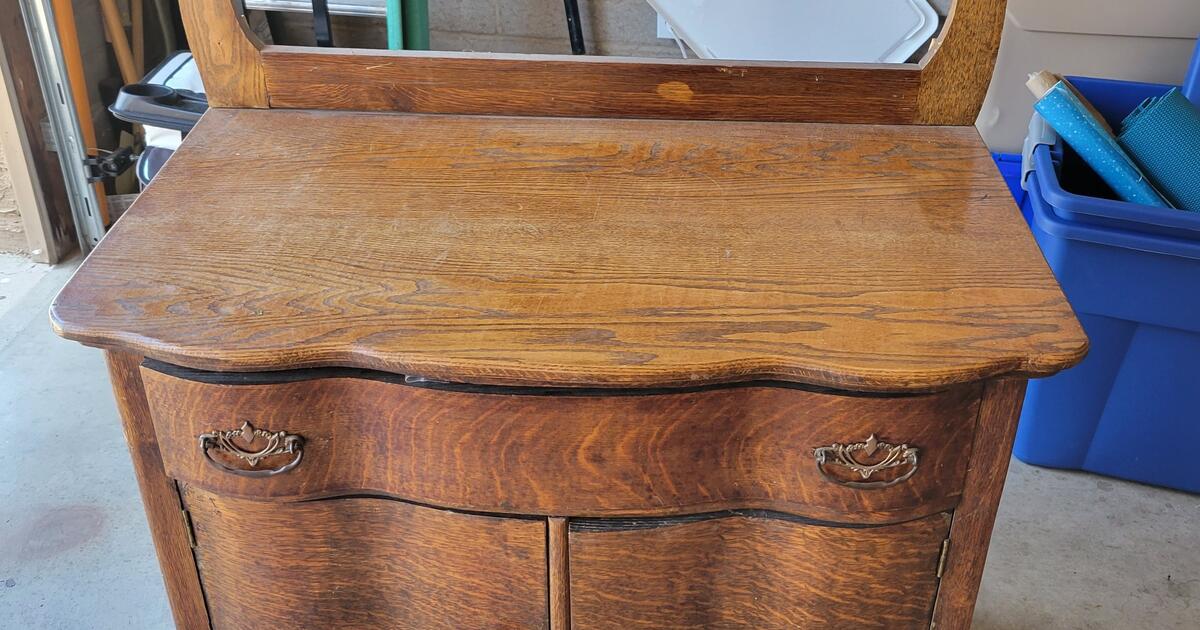 Antique Oak Wash Stand for 140 in Tucson, AZ For Sale & Free — Nextdoor