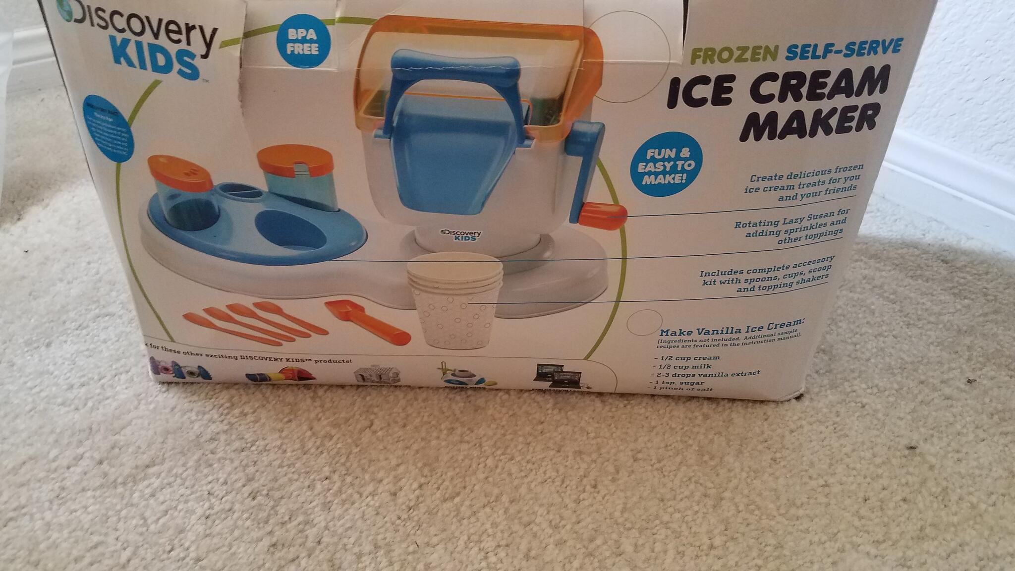 Discovery kids ice online cream maker