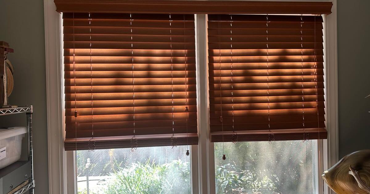 Blinds pair of Hunter Douglas blinds UPDATETAKEN for Free in