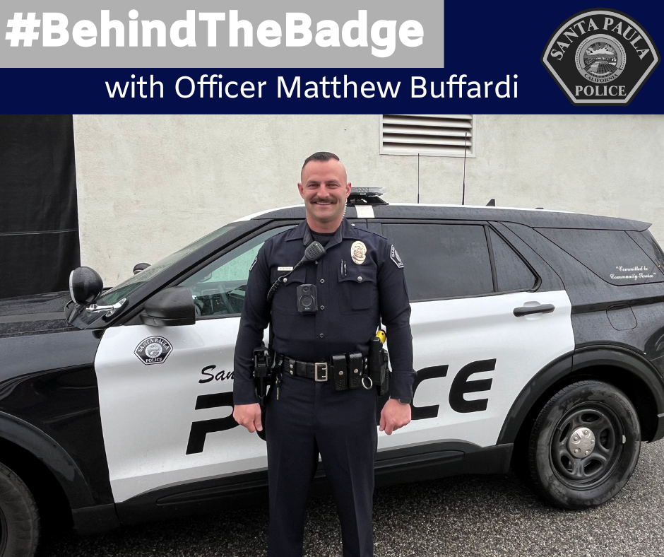 [ 👇para español 👇] #BehindtheBadge with Officer Matthew Buffardi (Santa ...