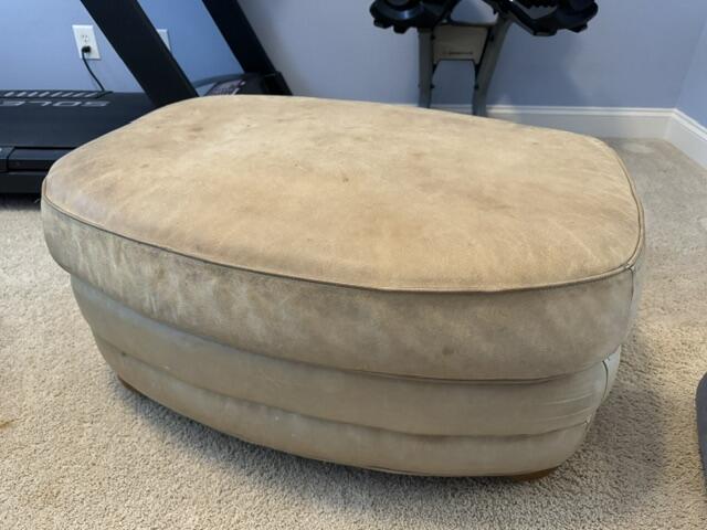 Beige Ottoman