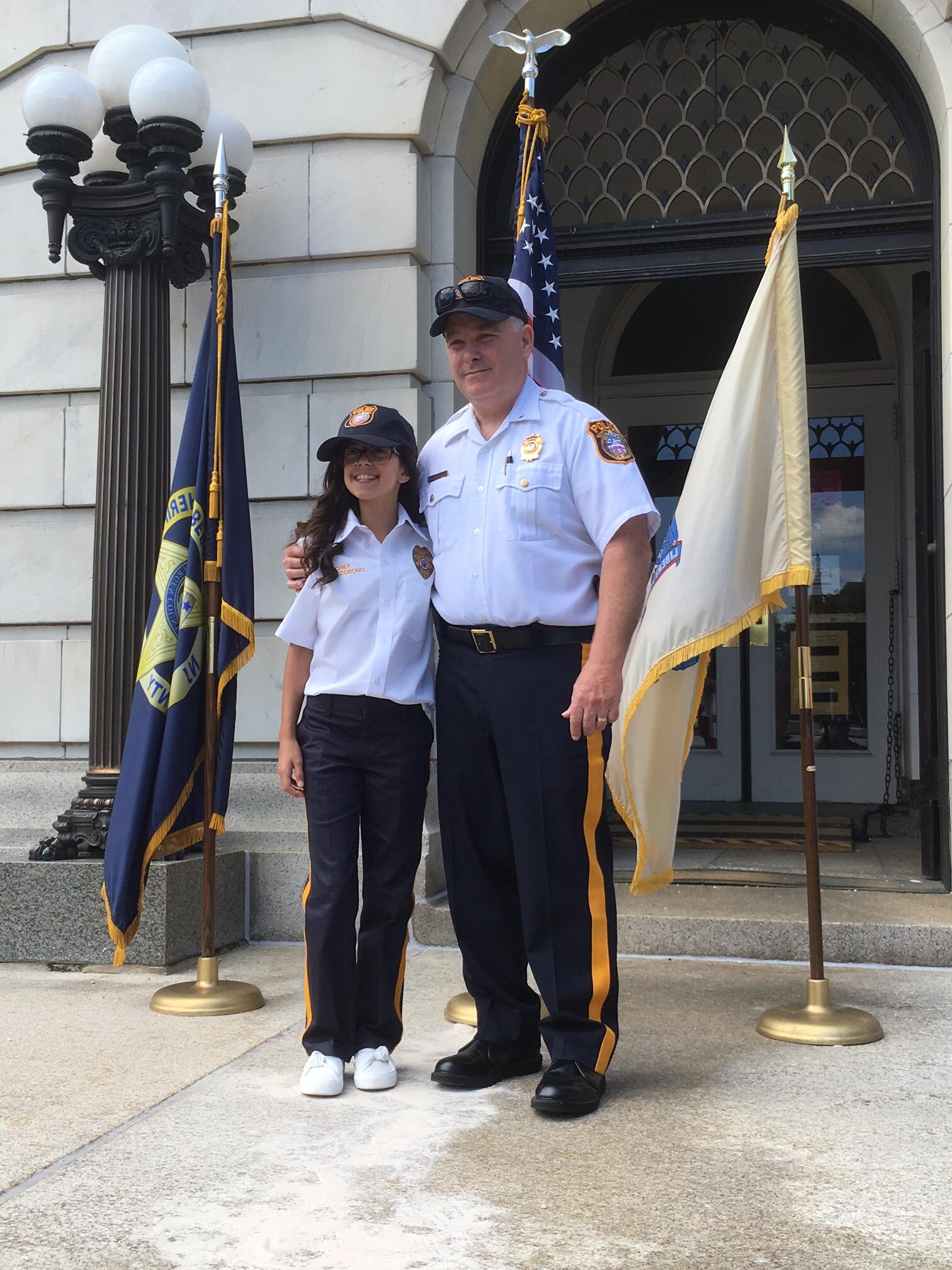 Mayor Jack DeLorenzo swears in Giuliana Riccobono as new Police Chief