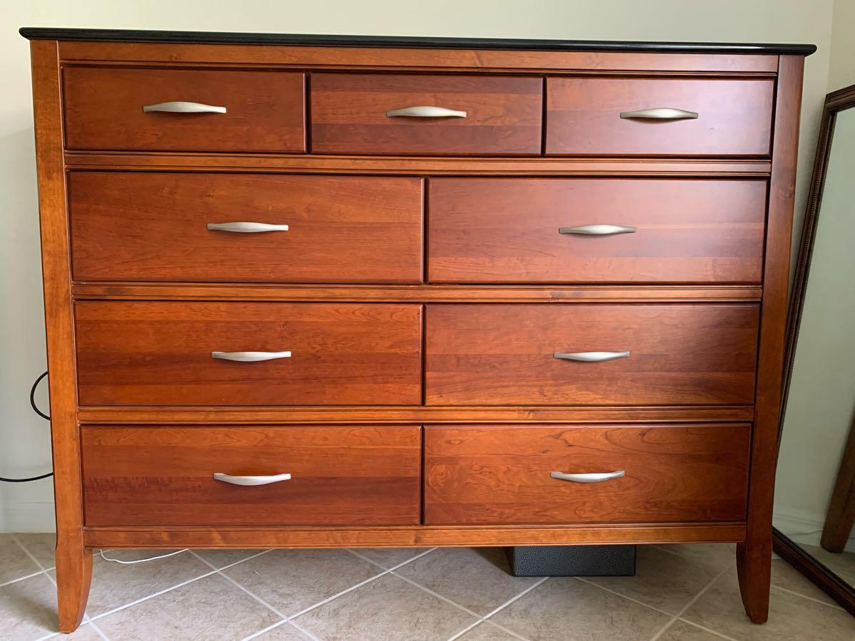 Bassett Cherry Dresser w/ Black Granite Top for 600 in Fort Myers, FL For Sale & Free — Nextdoor