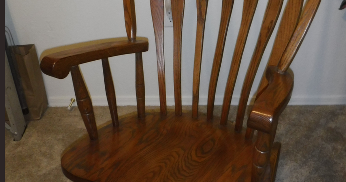 Dark Oak Colonial Rocker (Like New) in Sun Lakes, AZ | For Sale & Free ...