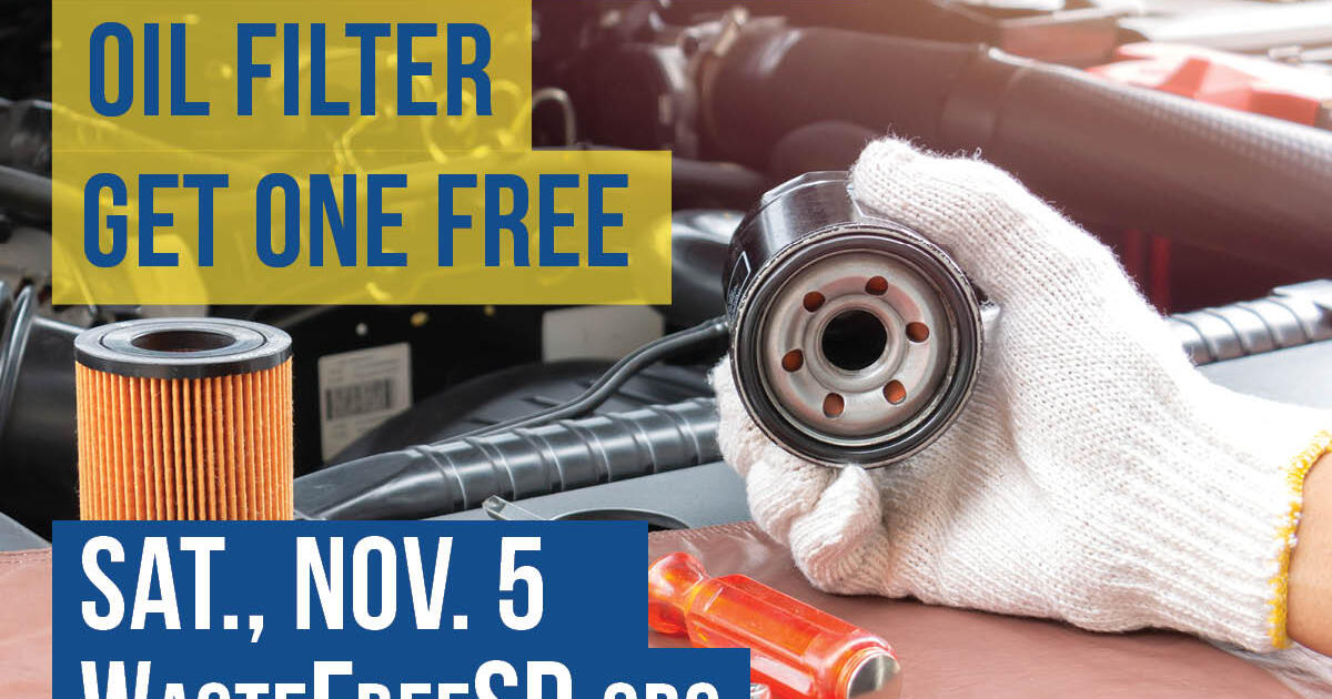 Free Used Oil Filter Exchange Event 11/5 — Nextdoor