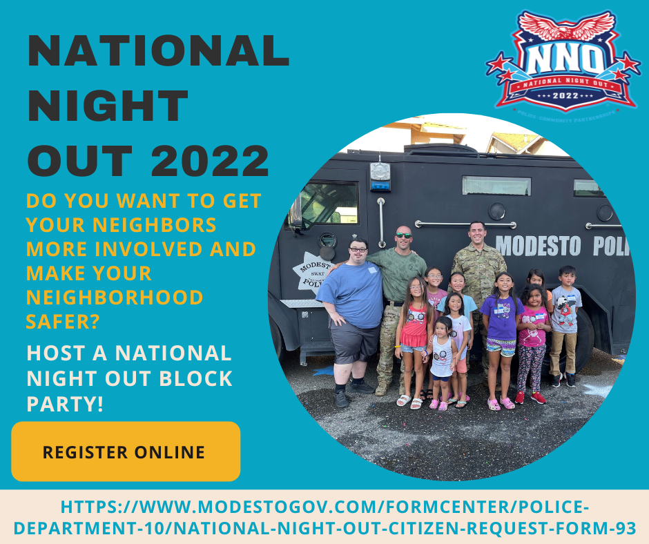 National Night Out 2022 (Modesto Police Department) — Nextdoor — Nextdoor