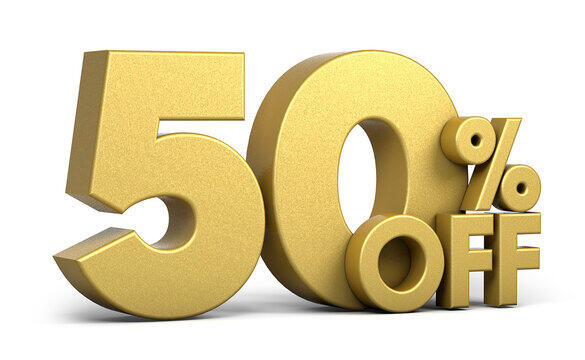 50% off Yellow Tag Sale