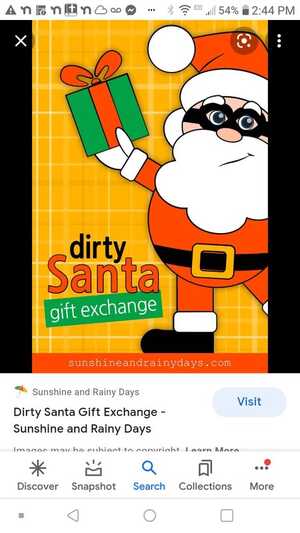 Dirty Santa Gift Exchange - Sunshine and Rainy Days
