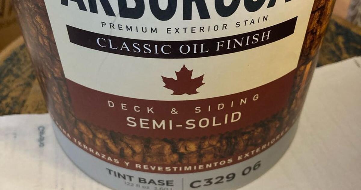 New gallon of hard to get semisolid oil Arborcoat by Benjamin Moore for 30 in Norwalk, CT