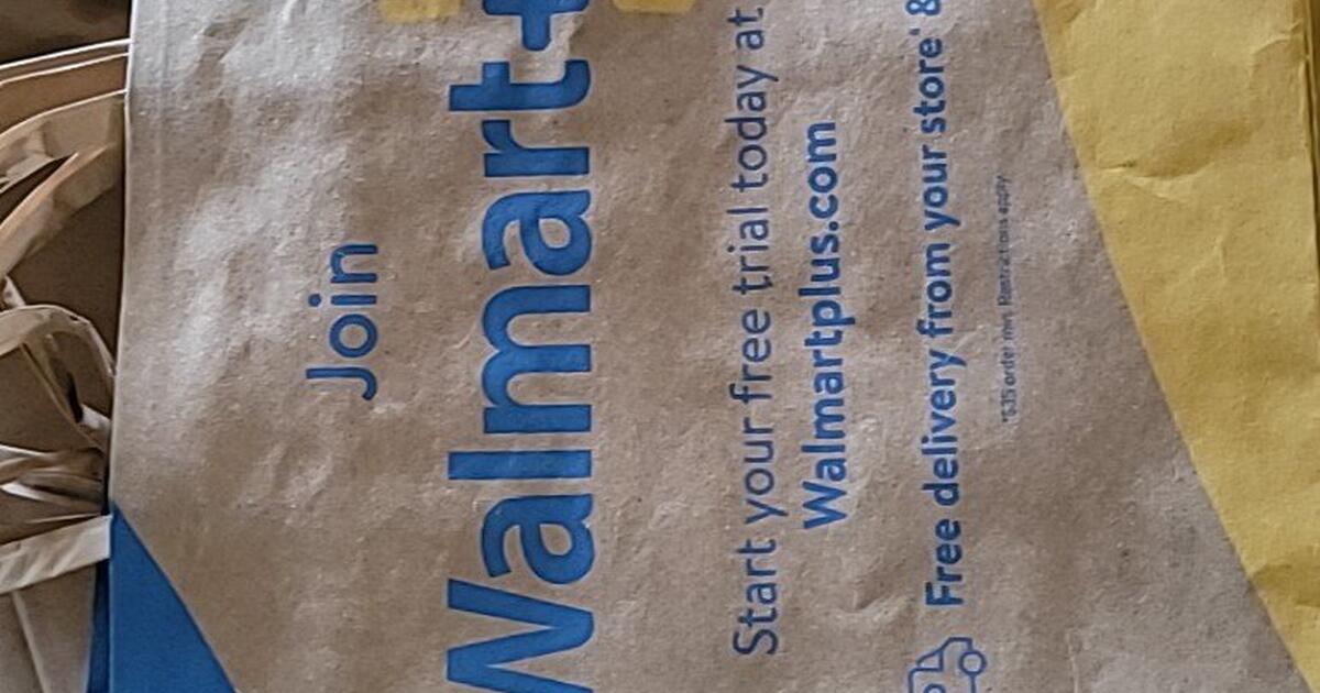 Walmart paper delivery bags for free in colorado springs co for sale