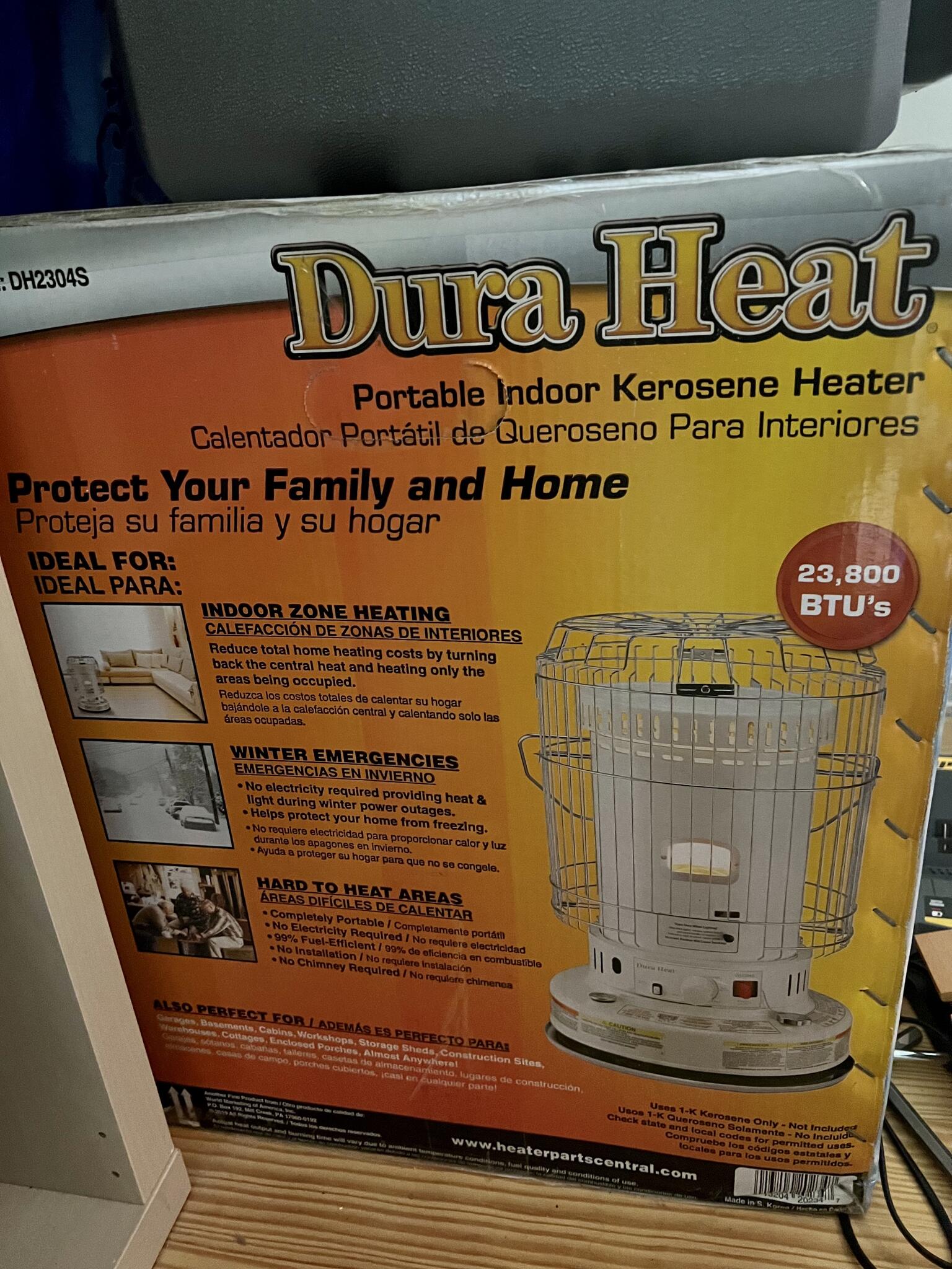 Bru0026 New In Box Indoor Kerosene Heater For $85 In Niwot, CO | For Sale u0026  Free — Nextdoor