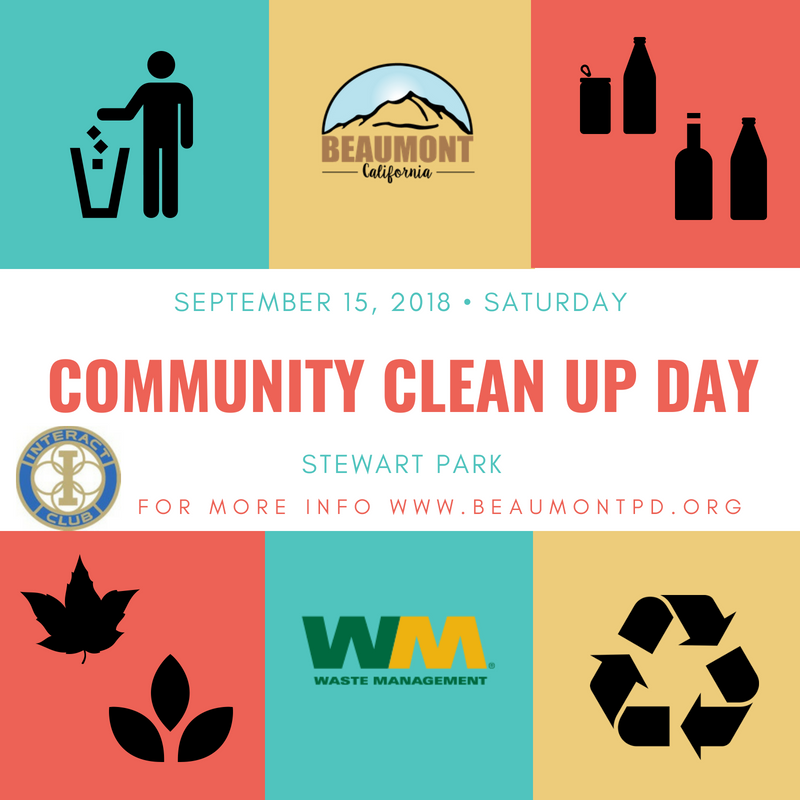 Community Clean Up Event this Saturday Beaumont Police