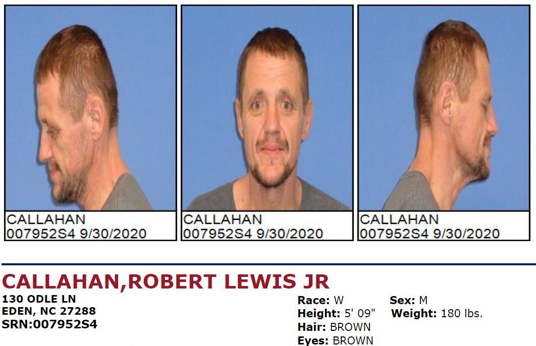 Robert Lewis Callahan Jr Sought By Rockingham County Sheriffs Deputies For Sex Offender 3876