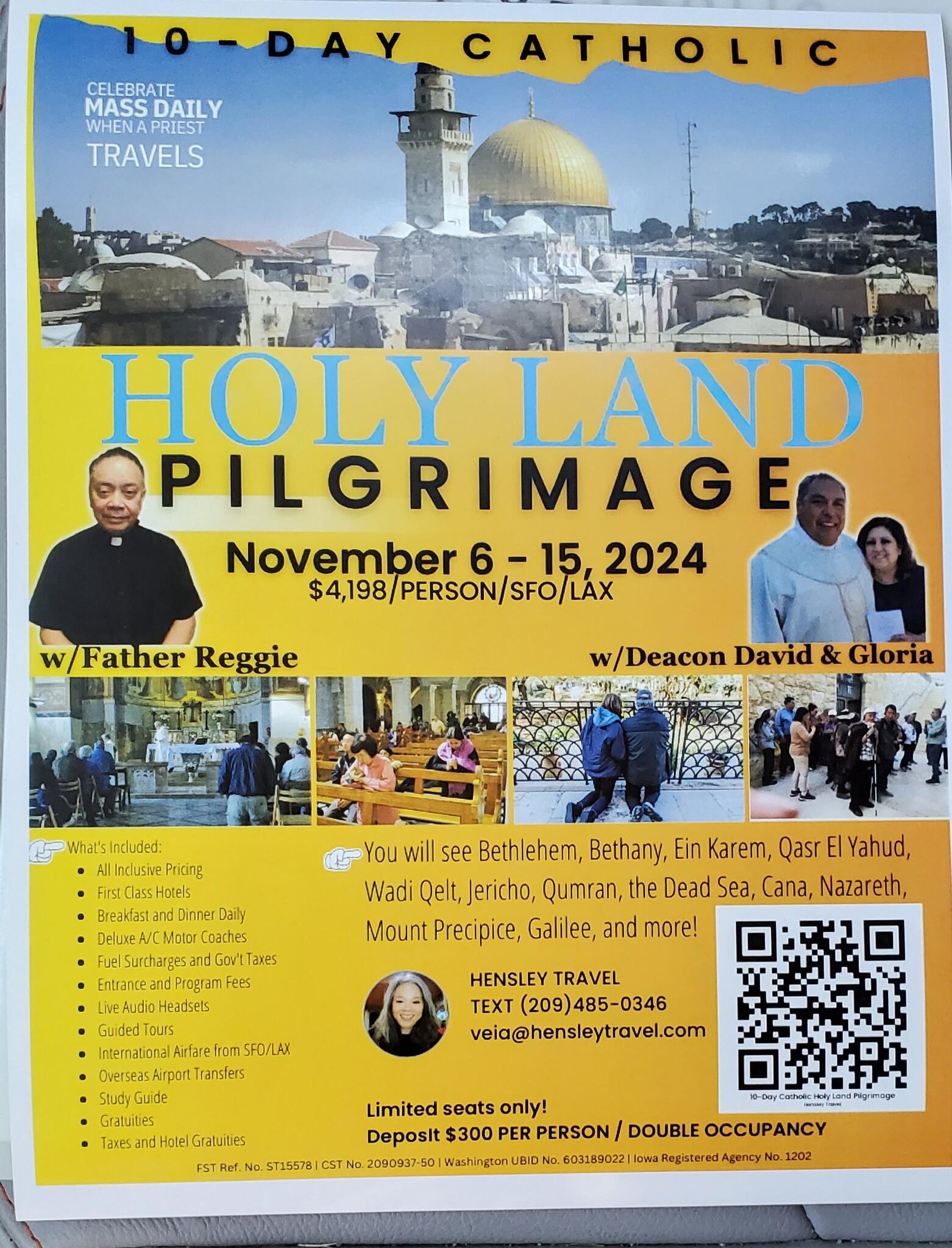 Catholic Holy Land Pilgrimage