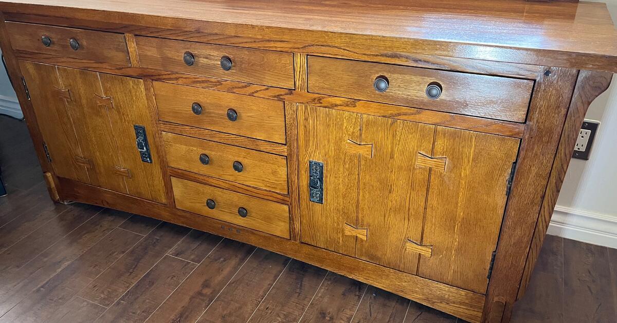 Oak Credenza or Console for 485 in Los Angeles, CA For Sale & Free