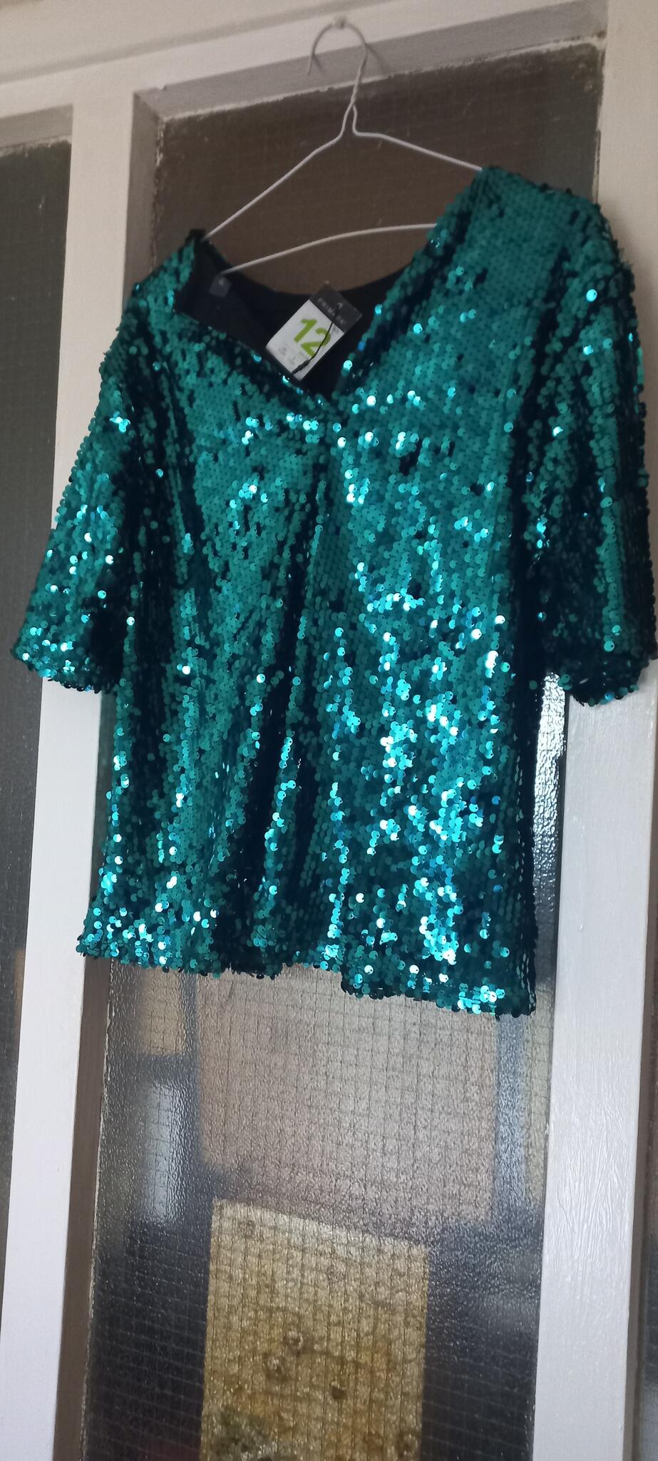 slim fit dress slacks Long dress with sequins  Terranova