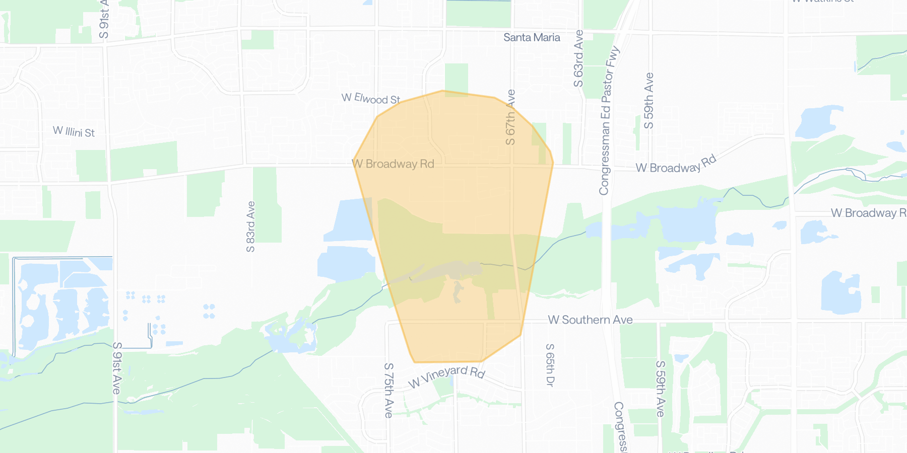 ⚠️ Salt River Project issued a power outage alert in Maricopa County