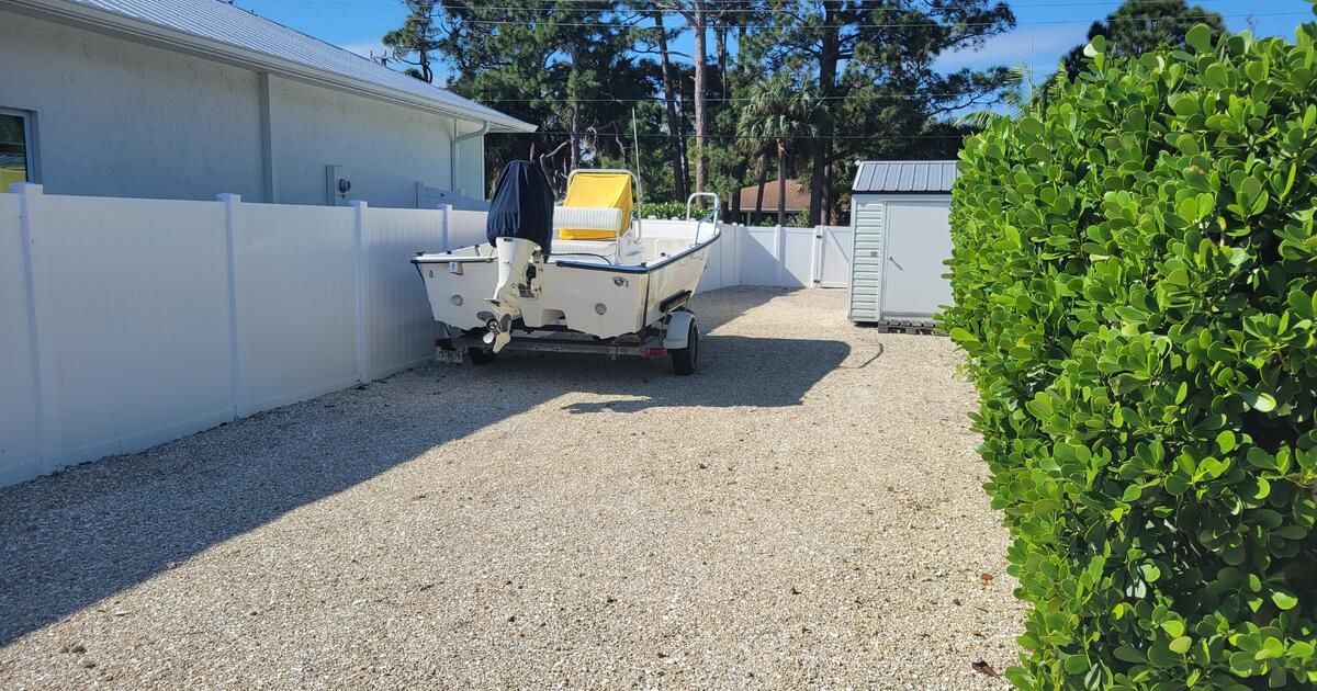 PRIVATE FENCED YARD STORAGE/PARKING SPACE FOR RENT JENSEN BCH for 125