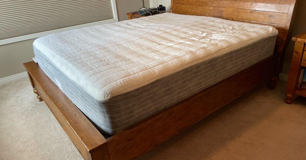 Pottery Barn Ashby California King Sized Bed Frame For 400 In Lake pottery-barn-ashby-california-king-sized-bed-frame-for-400-in-lake