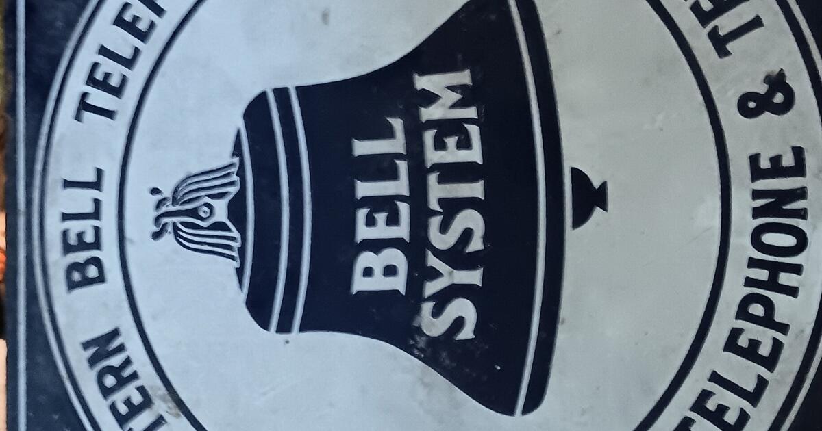 Vintage Bell System Sign for $210 in Magnolia, TX | For Sale & Free ...