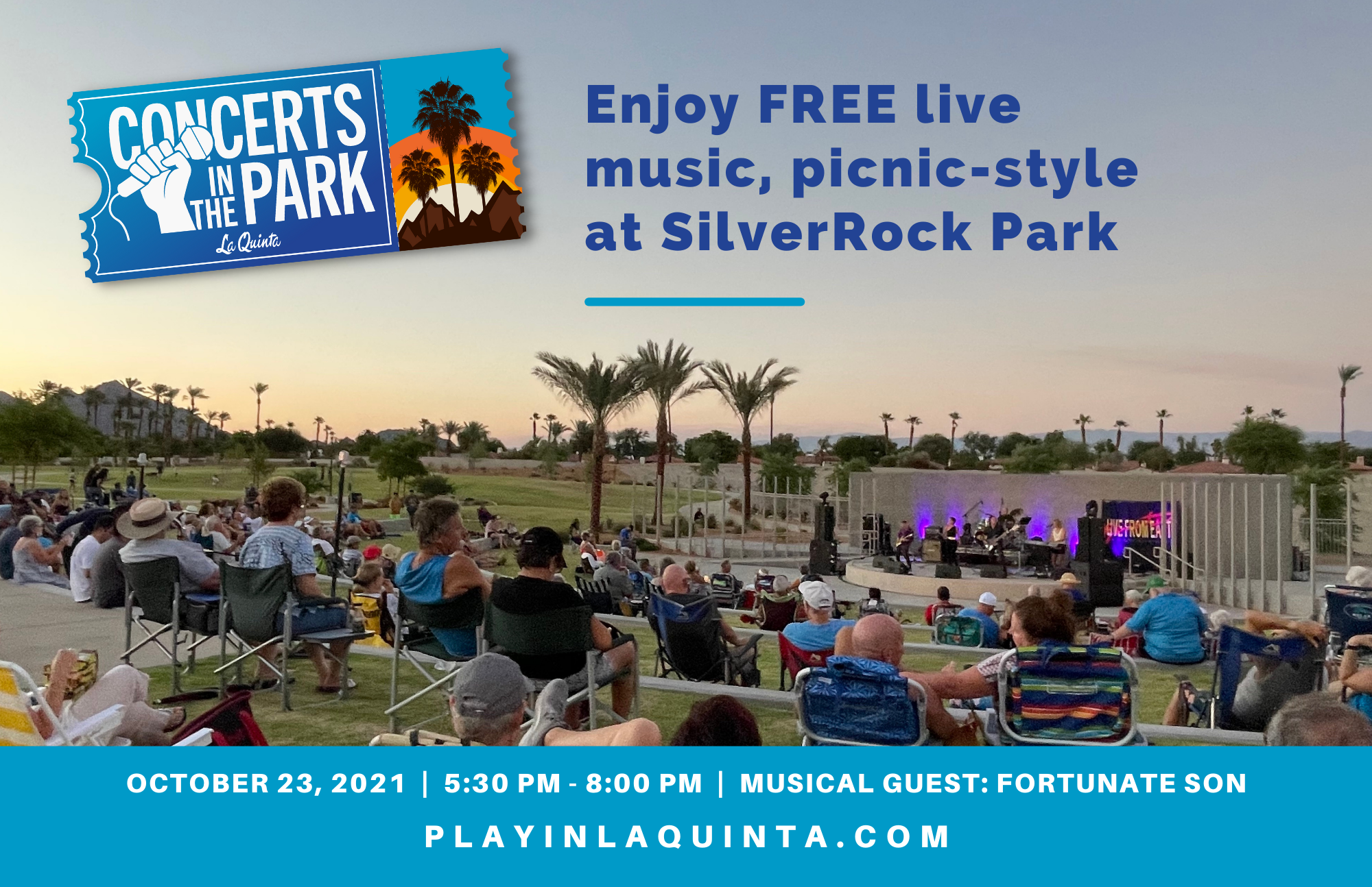 Concerts in the Park at SilverRock October 23, 2021 (City of La