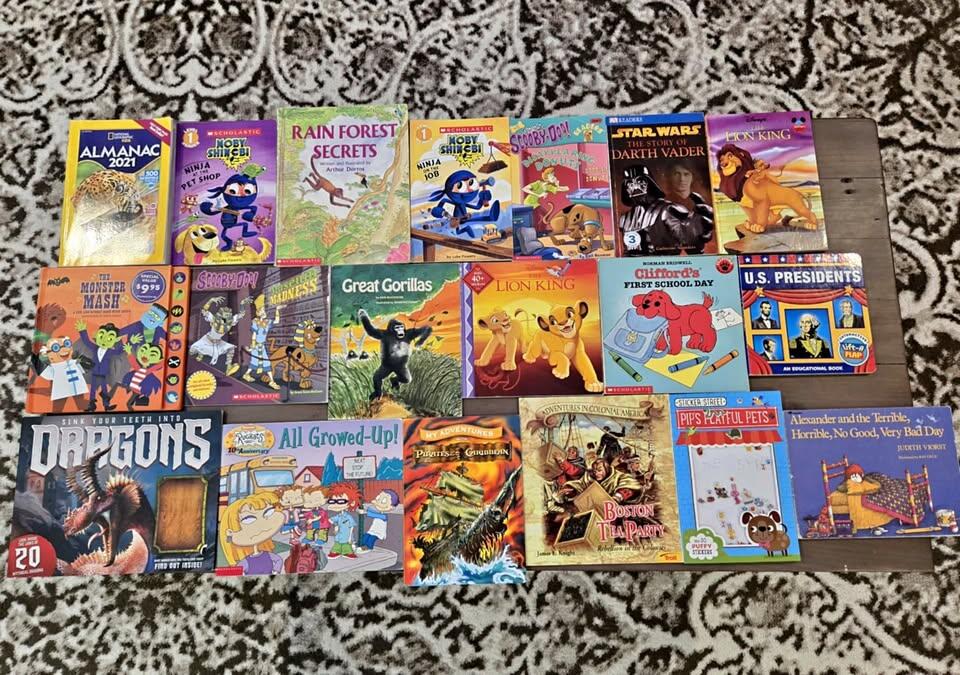 29 kids books: Lion King, Clifford, Rugrats, dinosaurs, crafts, more