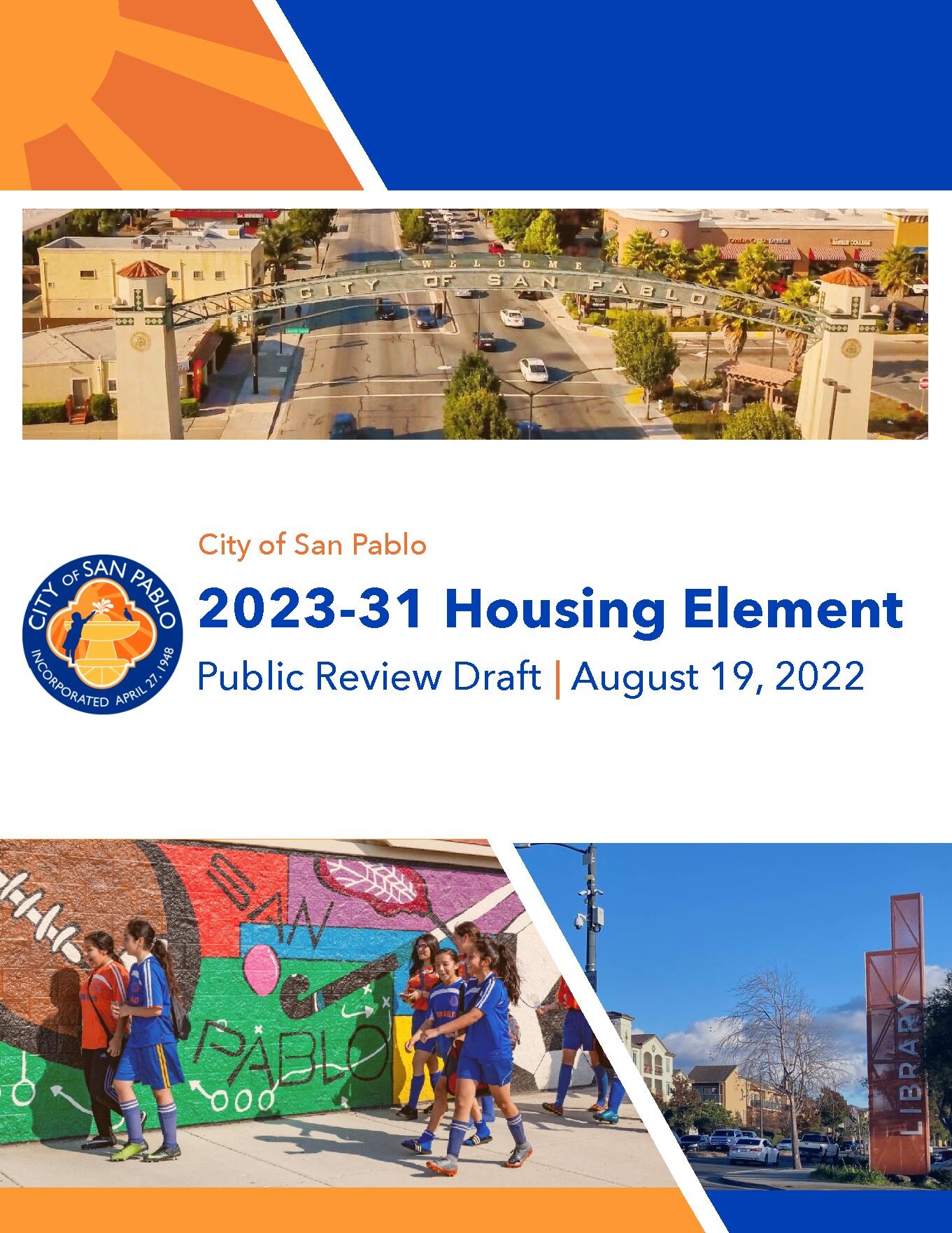 Housing Element now available for public review (City of San Pablo ...