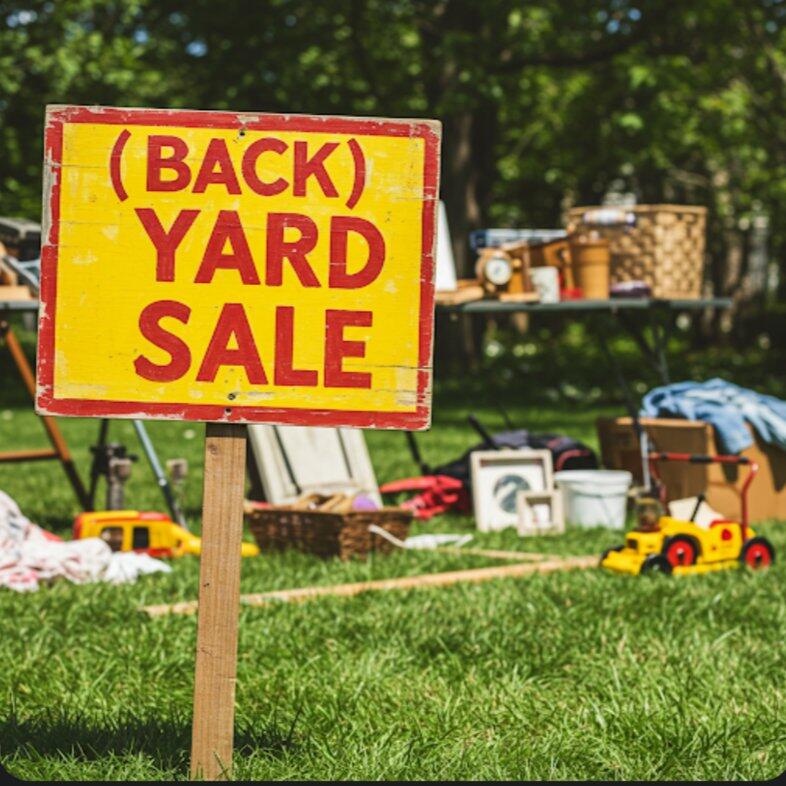 (back) Yard Sale!