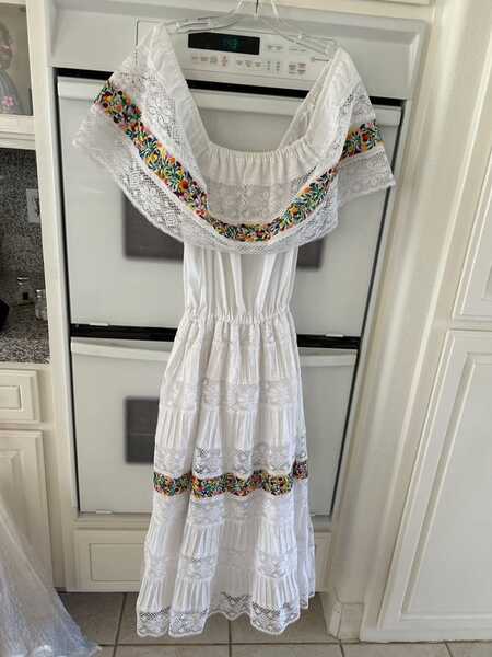 White Embroidered Dress Very Pretty Dress, No Size On It! For $35 In Hollister, CA | For Sale & Free Nextdoor White Embroidered Dress Very Pretty Dress, No Size On It! For $35 In Hollister, CA | For Sale & Free Nextdoor