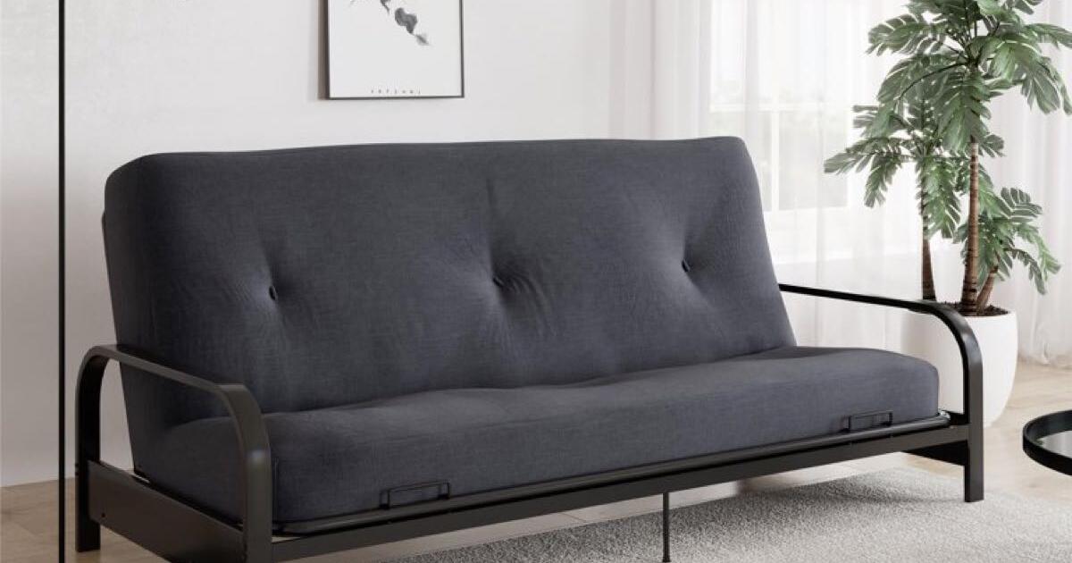 DHP Caden 6 Inch Thermobonded High Density Polyester Fill Futon