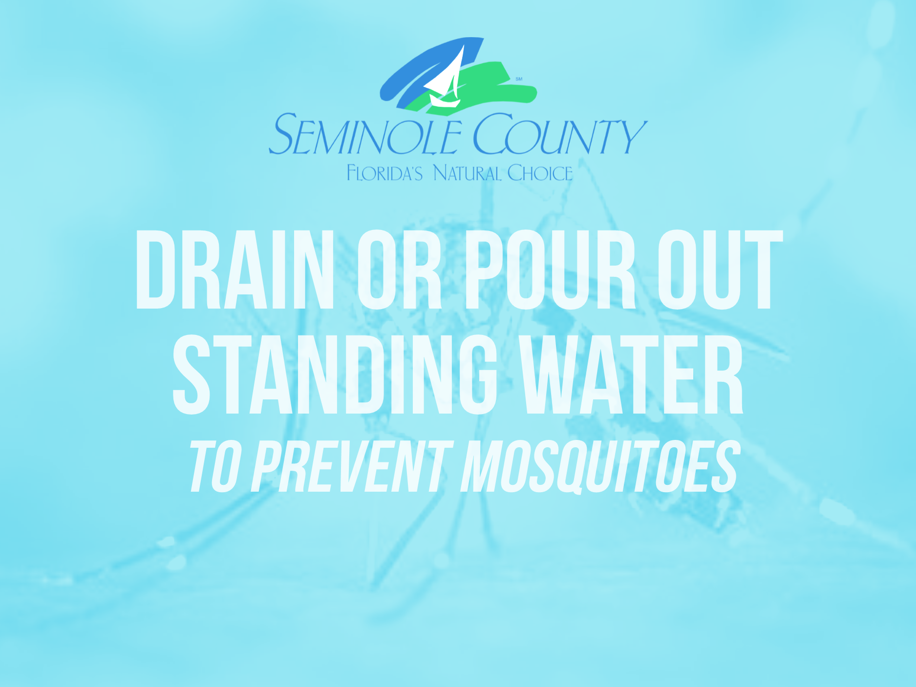 DRAIN STANDING WATER TO PREVENT MOSQUITOES (Seminole County) — Nextdoor