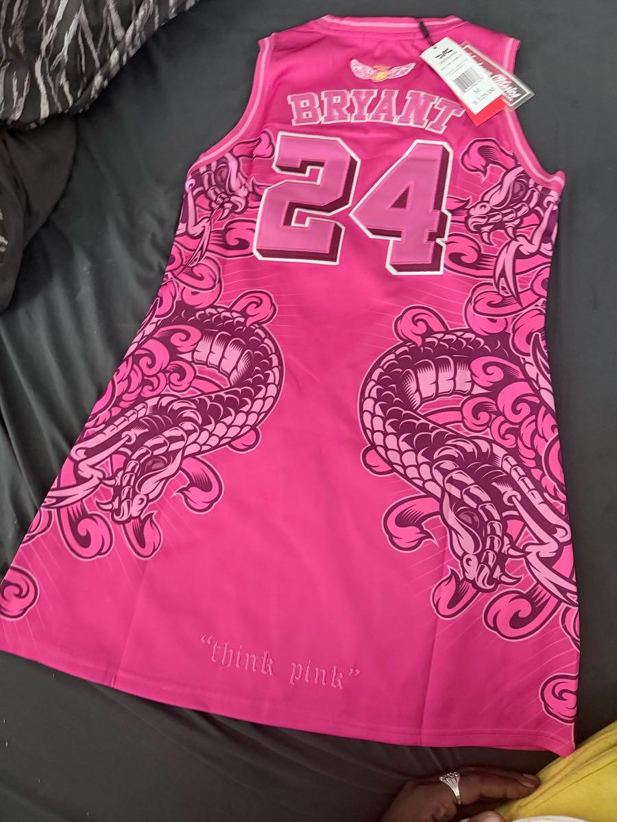 kobe 24 jersey dress MAMBA LEGEND THINK PINK JERSEY DRESS XL / White