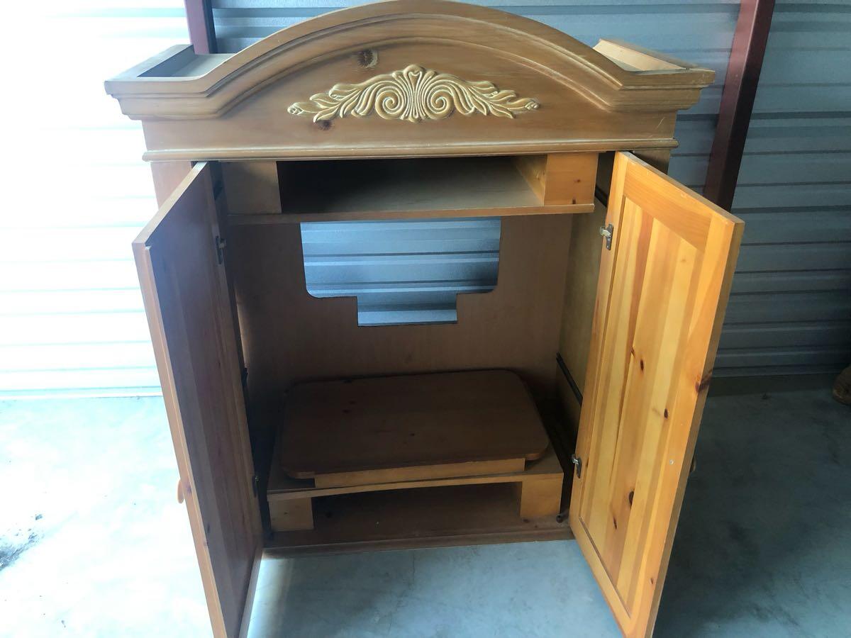 Wooden Entertainment Cabinet