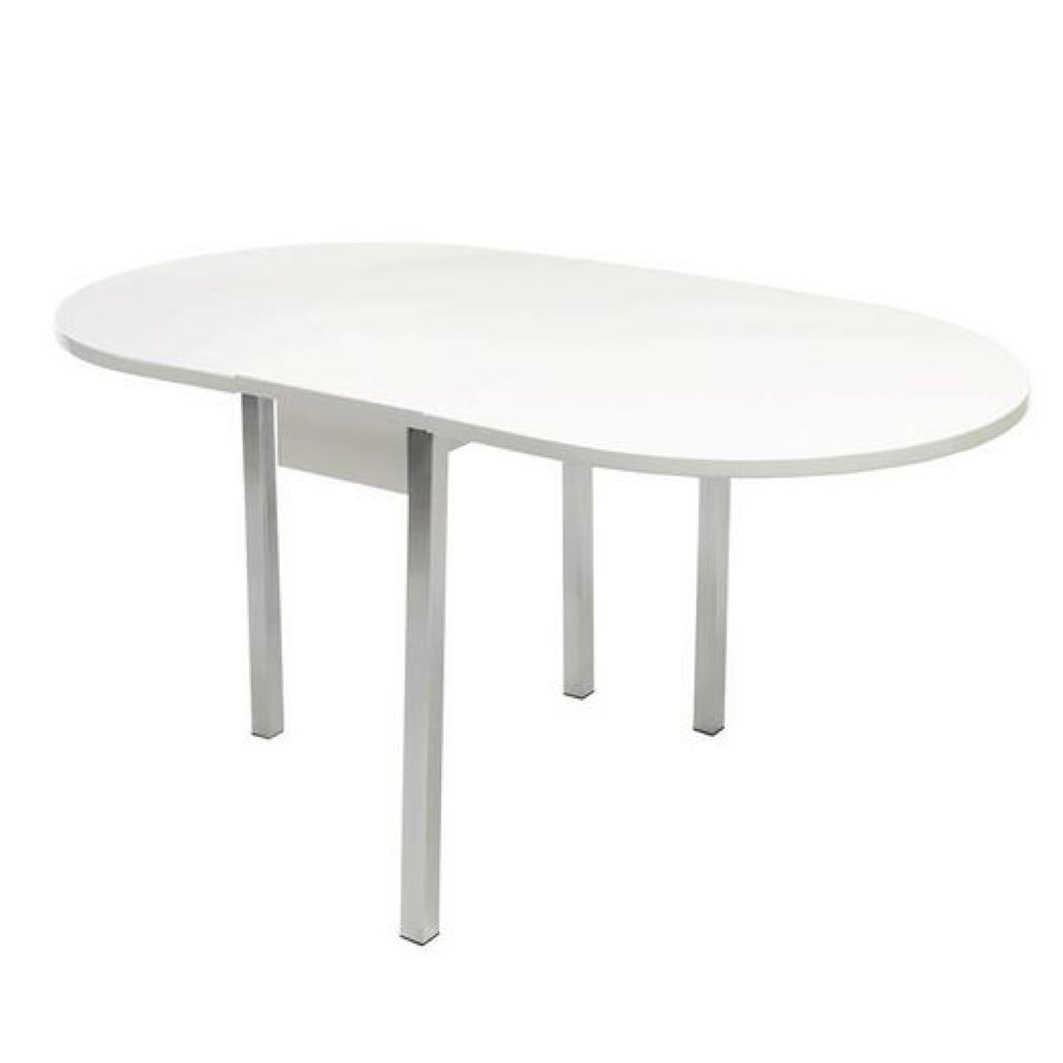 dwell white gloss dining table