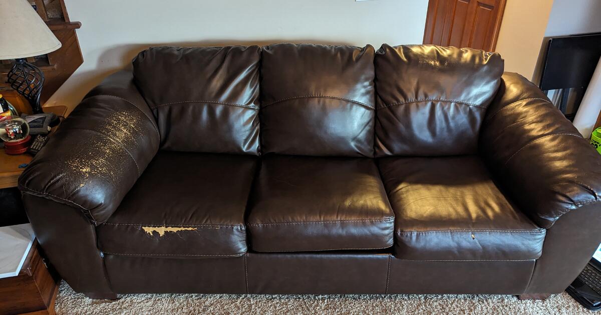 Two Identical Brown Couches For Sale! for 60 in Fort Wayne, IN For