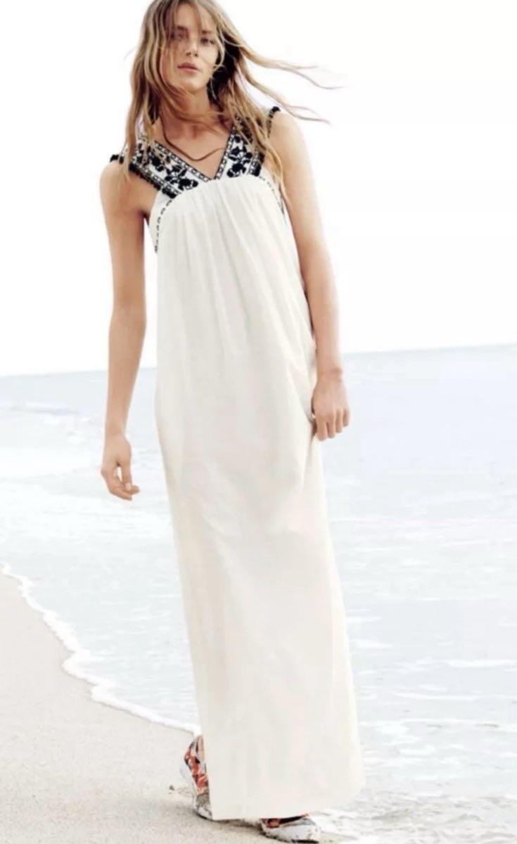 what is elegant dress Sleeveless embroidered tiered maxi dress – Reistor