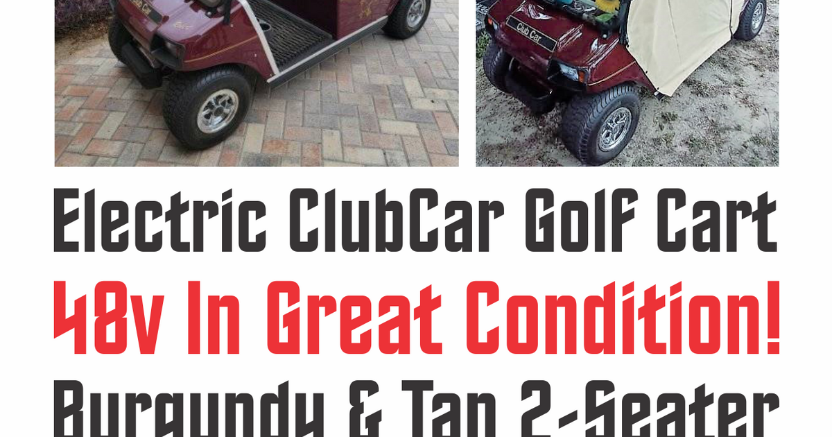2007 electric clubcar golf cart for 3200 in leesburg fl for sale