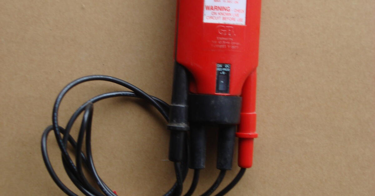 GVT92 VOLTAGE TESTER for 10 in Aurora, IL For Sale & Free — Nextdoor
