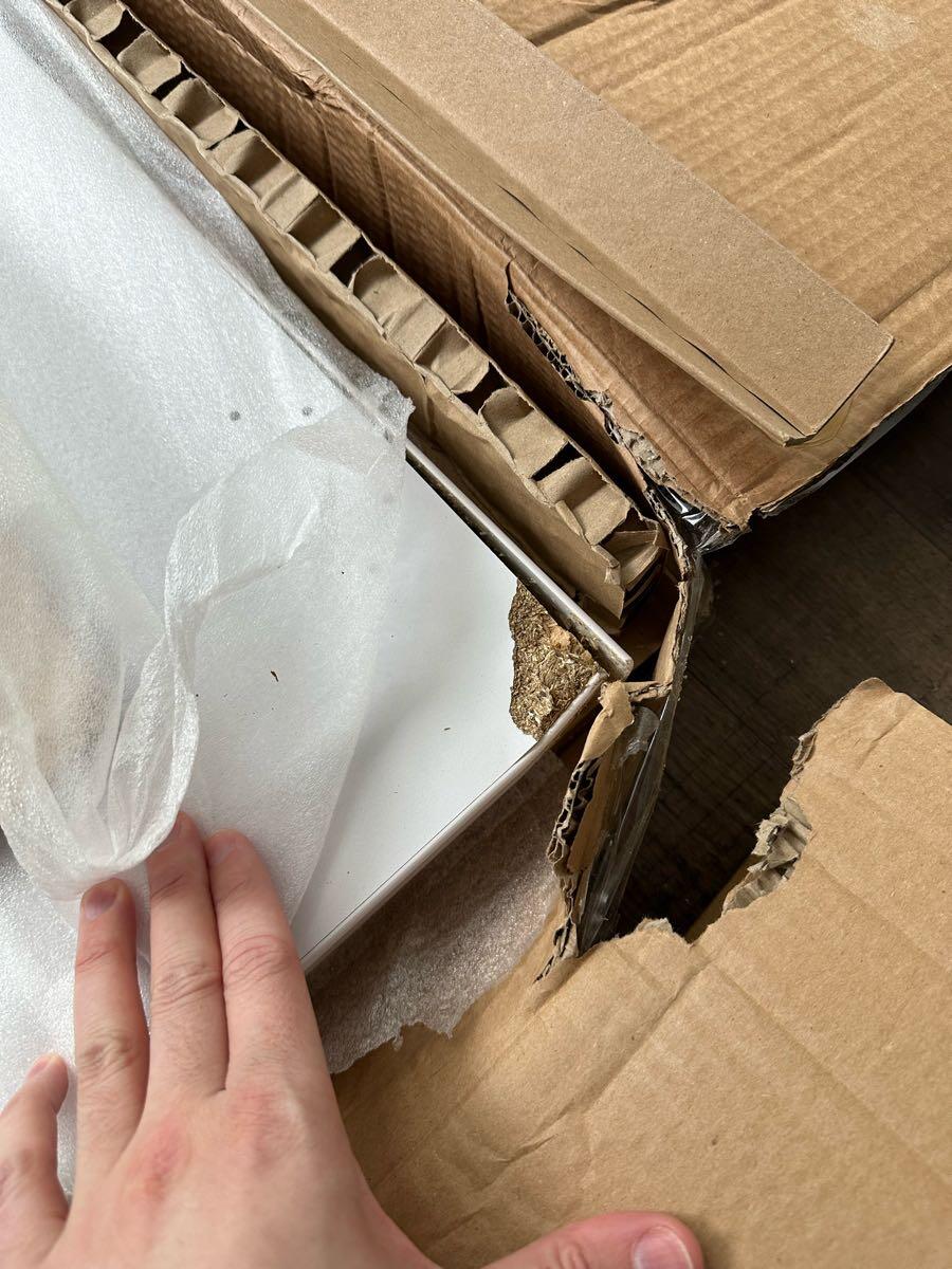 60”x30” Uplift Standing Desk Slightly Damaged DESKTOP ONLY for Free in