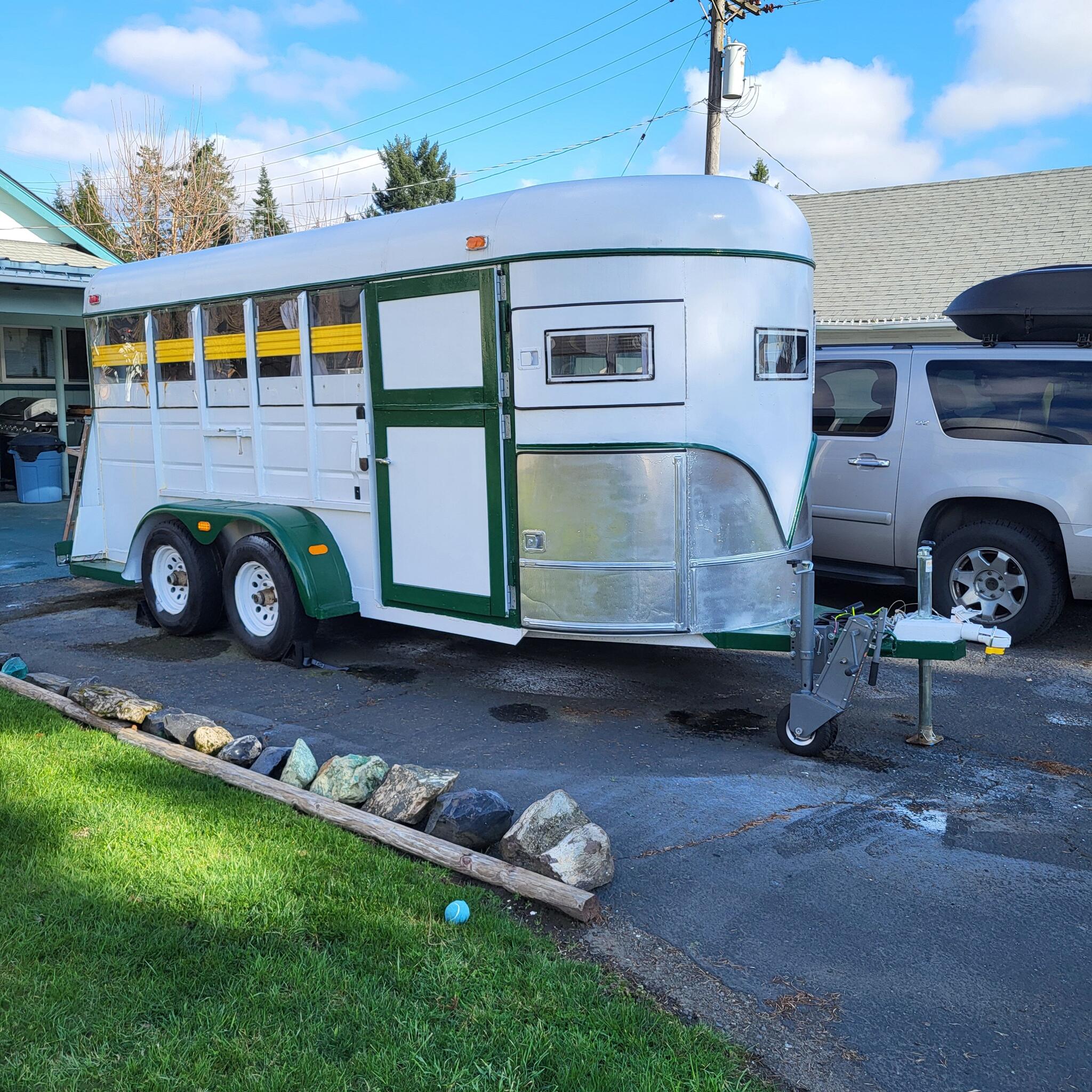 Price Reduced! Repurposed Horse Trailer Made For Cargo And Camping! for