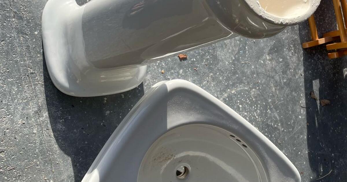 Free to take this pedestal sink combo. for Free in Dublin, OH For