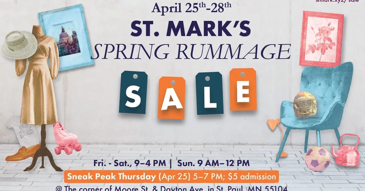 St. Mark's Spring Rummage Sale for 1 in St. Paul, MN For Sale & Free