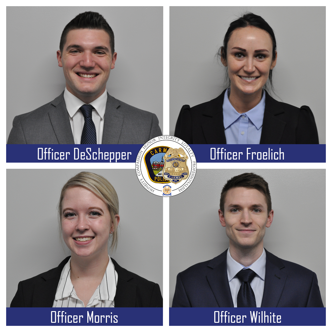 Carmel Police Department Hires Four New Officers (Carmel Police