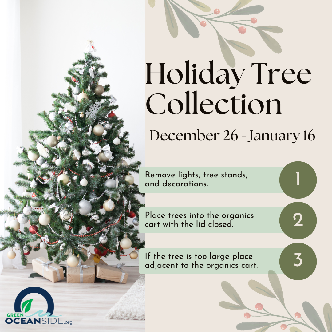 Christmas tree pickup information Oceanside residents can recycle