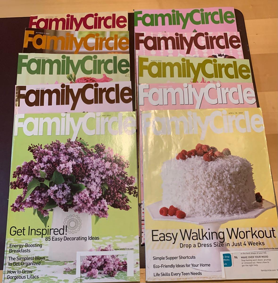 10 Brand New Family Circle Magazines (2007) for 45 in Parsippany, NJ