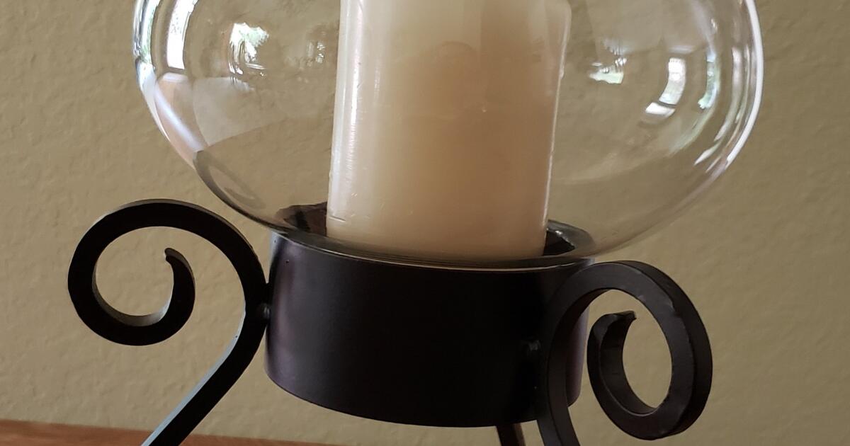 Iron and Glass Candle Holder for 20 in Irving, TX For Sale & Free — Nextdoor